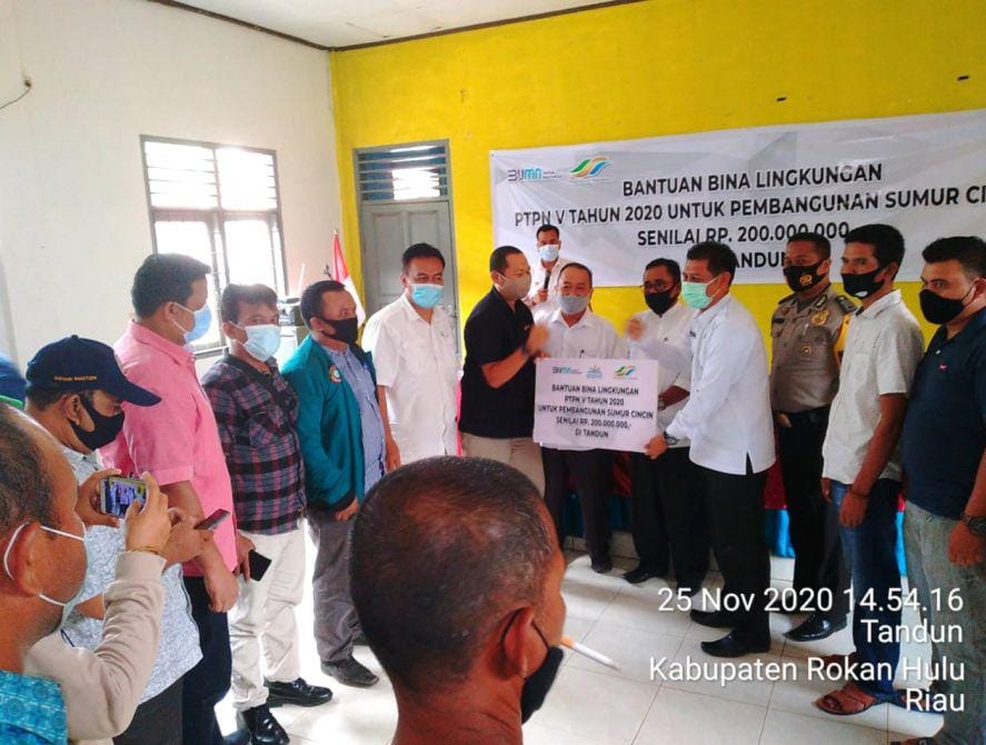 CSR Sawit untuk Sumur Warga Tandun