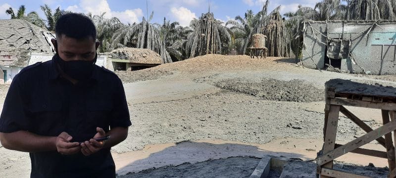 Melebar, Diameter Semburan Lumpur Ponpes di Pekanbaru Capai 6 Meter