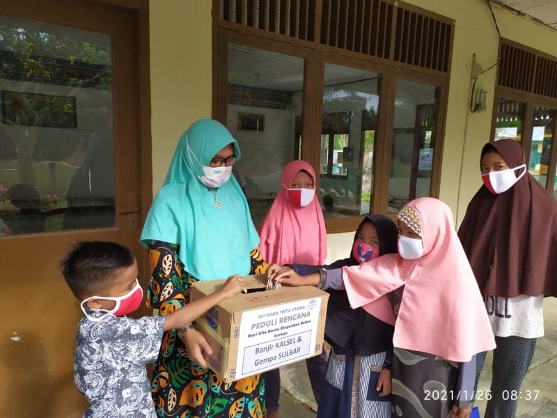 Tentang Sumbangan Murid KTU Untuk Bencana Sulbar-Kalsel