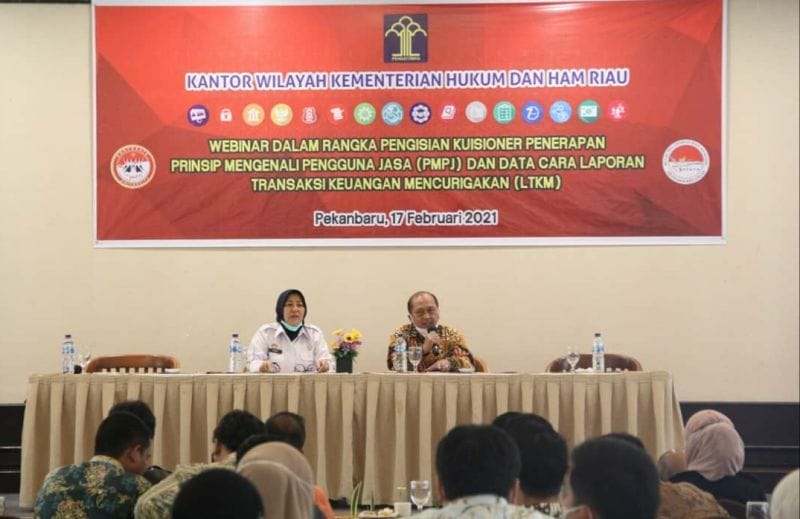 Kemenkumham Riau Webinar Pengisian Kuisioner PMPJ dan LTKM 