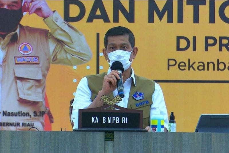 Kepala BNPB: Tahan Kerinduan dengan Keluarga di Kampung