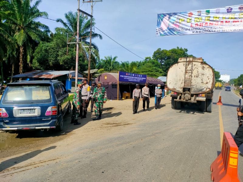Polda Dirikan 4 Pos Penyekatan di Perbatasan Riau