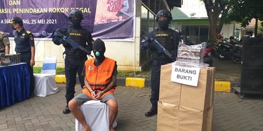 8 Penjual Rokok Ilegal Rugikan Negara Rp407 Miliar Segera Disidang