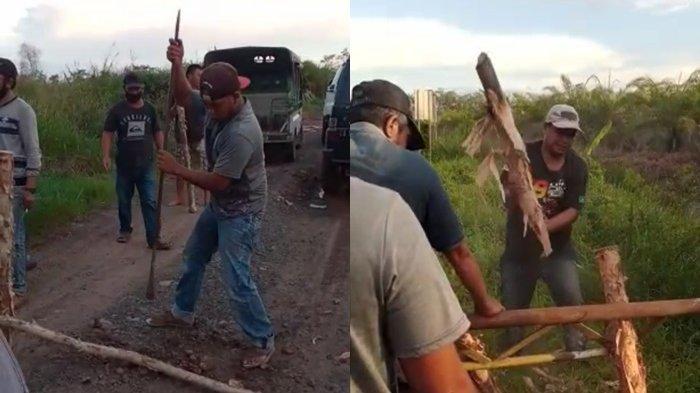 Janji tak Ditepati Perusahaan, Petani Plasma Blokir Jalan Sawit