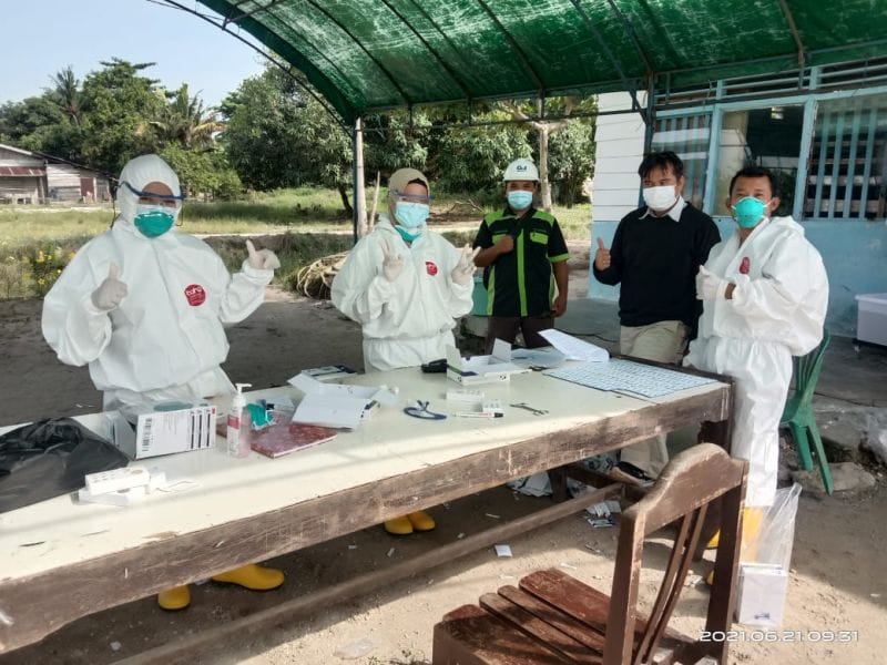 Keluar Masuk Dibatasi, Ribuan Karyawan di-Swab Antisipasi Covid-19