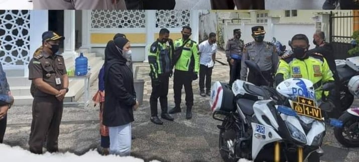 Pak Kapolda Naik Moge Inspeksi Gerai Vaksin