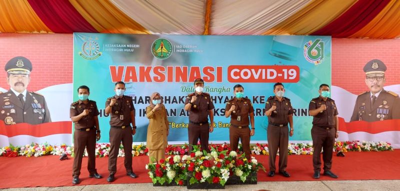 Kejari Inhu Gelar Vaksinasi Massal