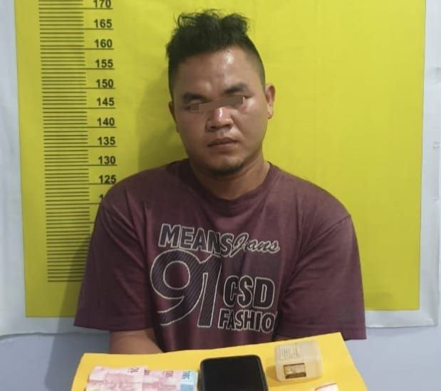 Nyambi Jual Sabu, Sopir Truk Diciduk Aparat Batang Cenaku