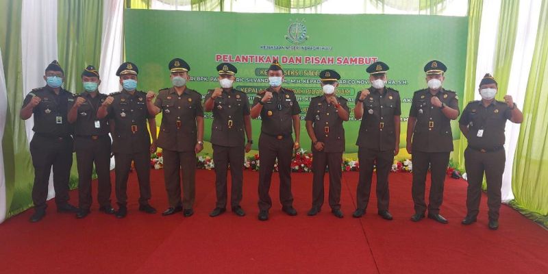 Tiga Kasi Kejari Inhu Dilantik, Ini Nama-namanya