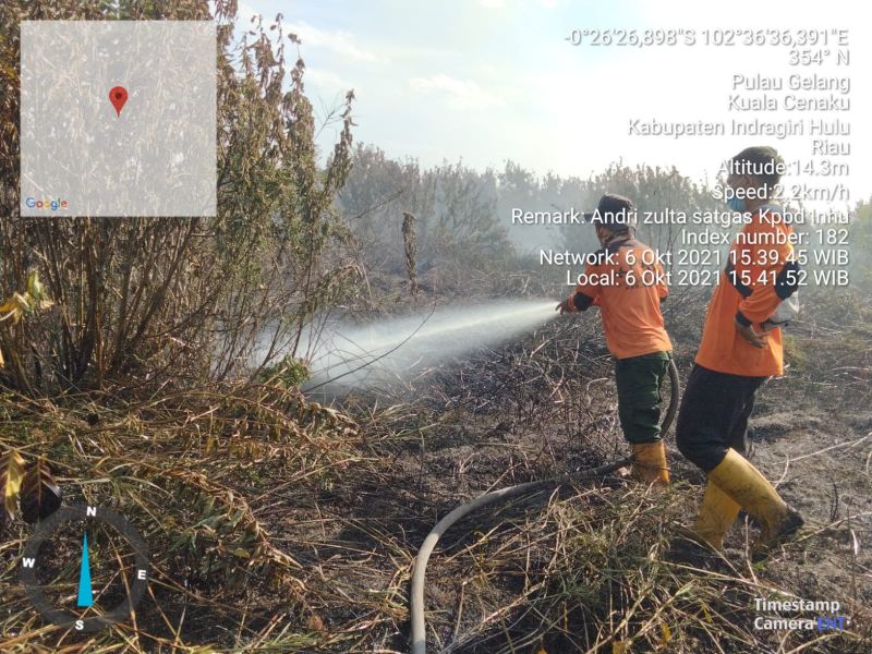 Dua Hari Berkobar, Api di Lahan Gambut Berhasil Dipadamkan