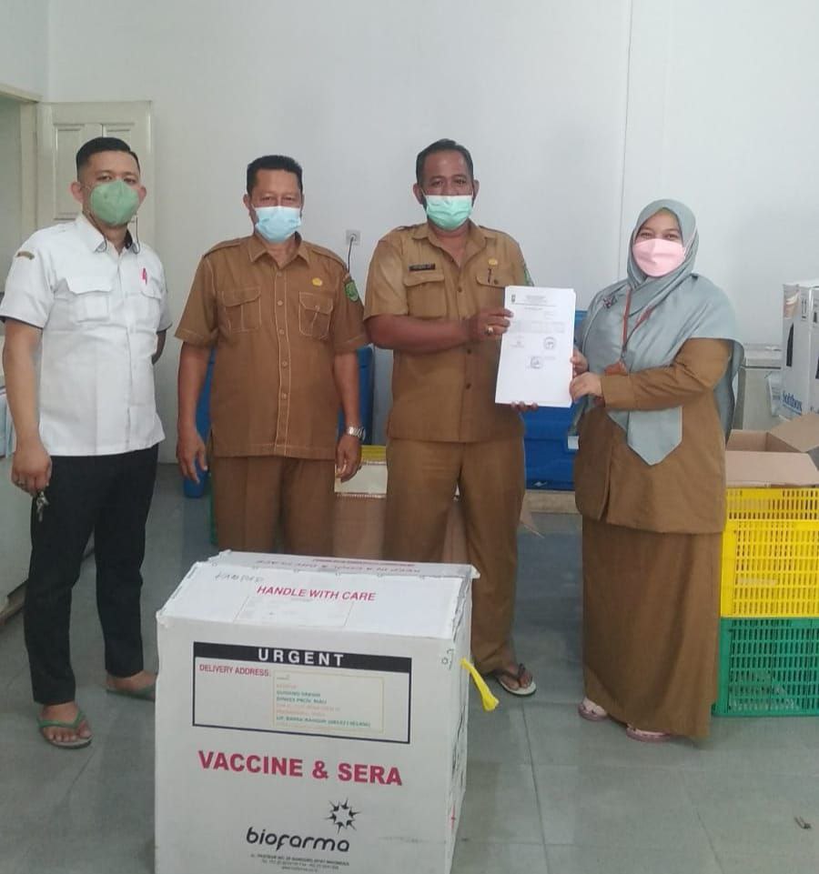 25 Ribu Dosis Vaksin Tiba di Inhu