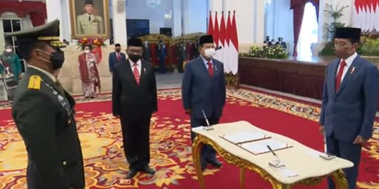 Mantap! Jenderal Andika Perkasa Dilantik Jadi Panglima TNI