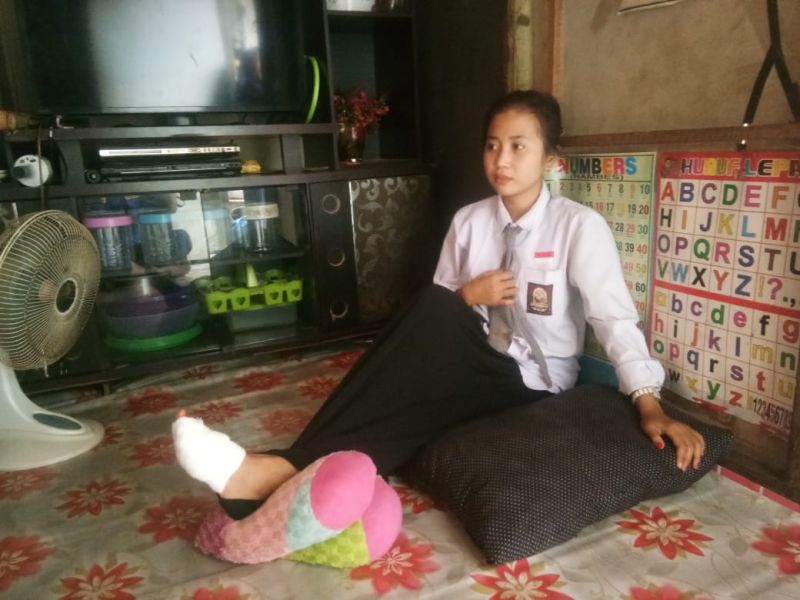 Gadis Cantik Siswi SMA di Inhil Diserang Buaya