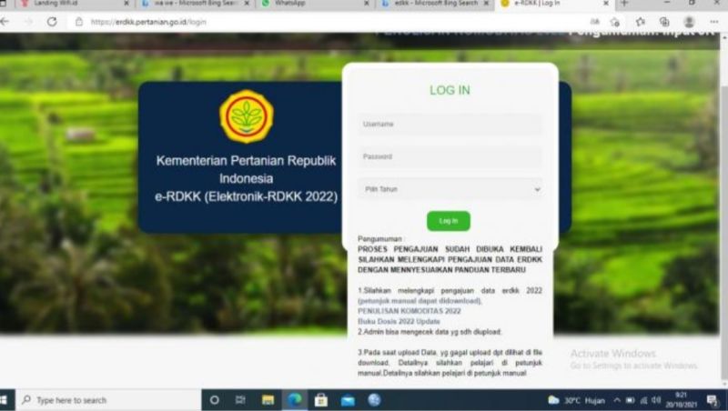 Petani Daftar ke e-RDKK Untuk Dapat Pupuk Bersubsidi