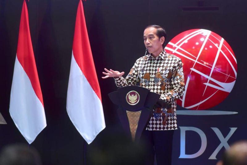 Jokowi Singgung Vaksinasi saat Membuka Perdagangan BEI