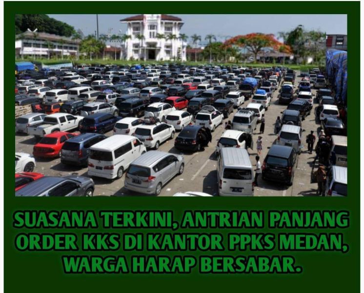 Beredar Meme Antrean Panjang Pembelian Kecambah PPKS Medan