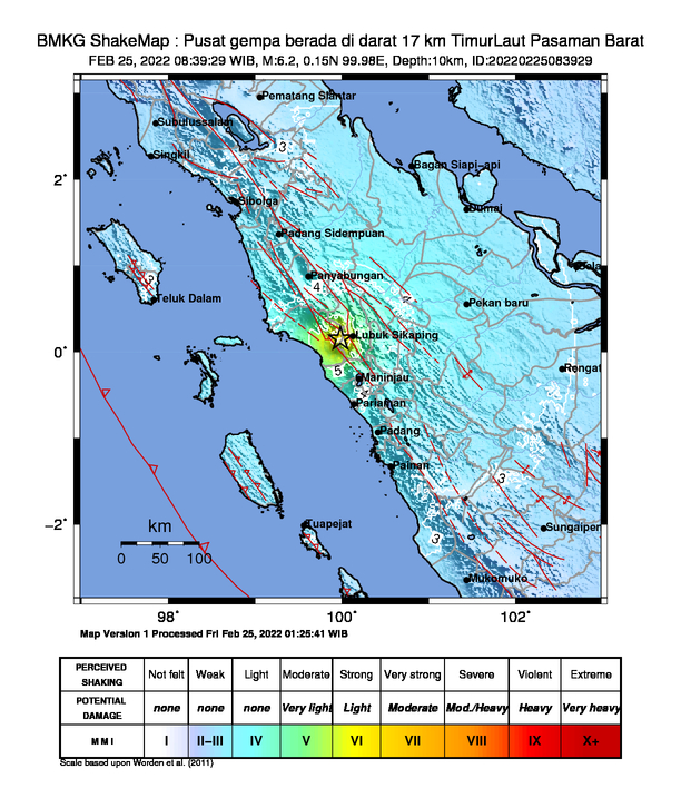Gempa Magnitudo 6,2 Guncang Pasaman Barat, Getarannya Sampai ke Siak Riau