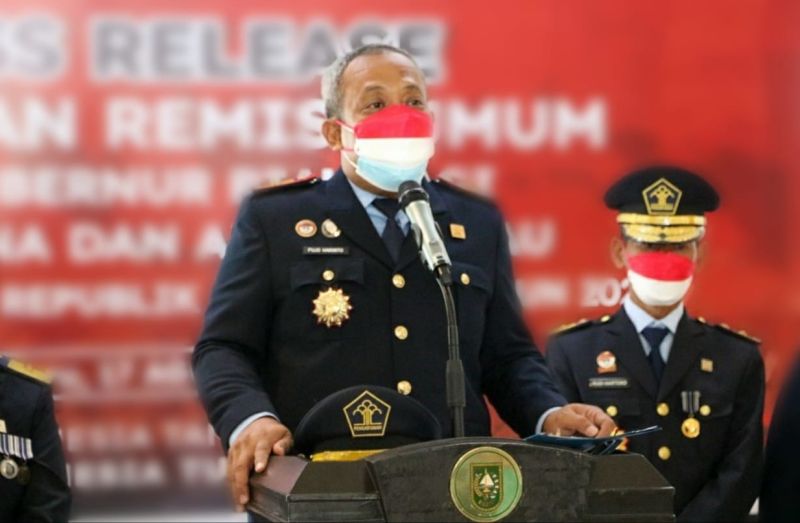 Empat Napi di Riau Dapat Remisi Hari Raya Nyepi 2022