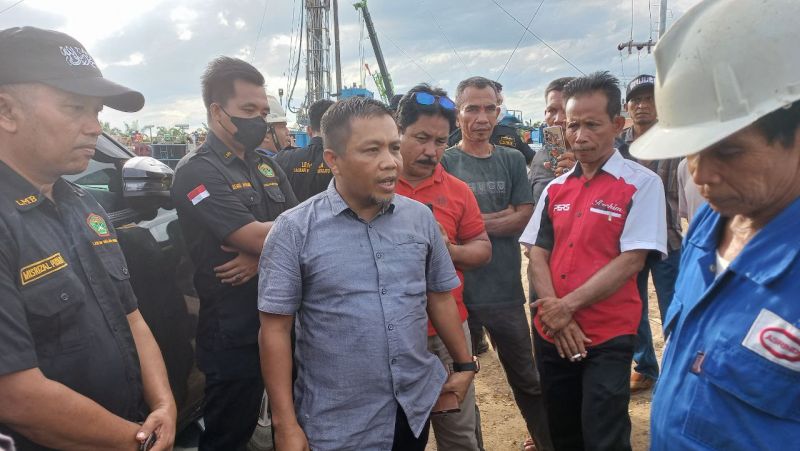 Warga Demo Pengebor Minyak PT BSP, Keluhkan Rekrutmen Tenaga Kerja