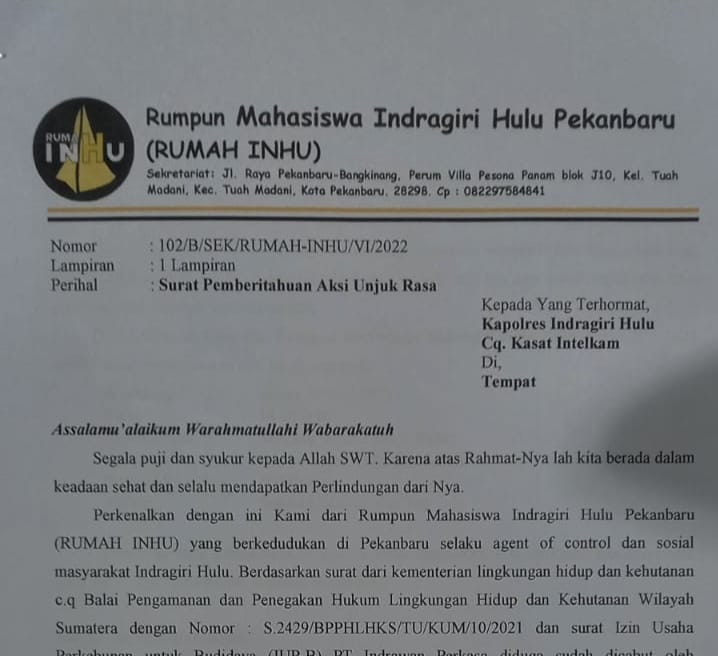 Mahasiswa Mau Demo Karena Perusahaan Tak Berizin Dibiarkan Beroperasi