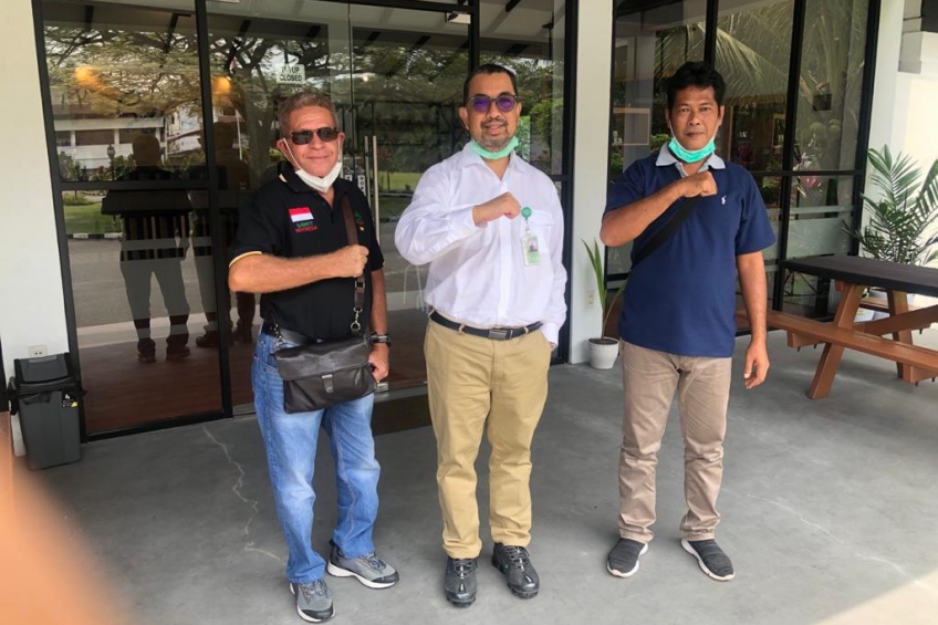 Gajah di TNTN Pelalawan Melahirkan Bayi Jantan