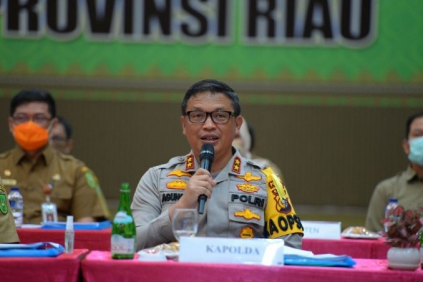 Sakit Hati, Anak Tusuk Bapak Kandung di Rohil