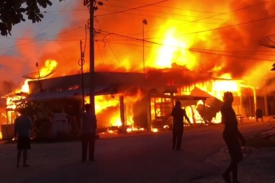 Mau Buka Puasa, Enam Rumah di Kuansing Ludes Terbakar