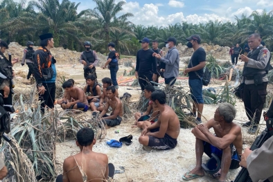 Penambang Emas Ilegal di Kuansing Digaruk Petugas