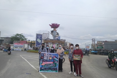 Dari Bundaran Patin Inhu untuk Palestina