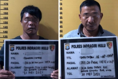 Antar Serikat Buruh di Inhu Adu Jotos, 2 Pelaku Diamankan