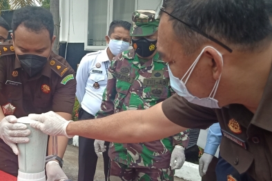 Kejari Siak Musnahkan Barang Bukti Kejahatan Senilai Rp800 Juta