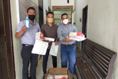 Bantuan ke Zona Merah Dititipkan di Kantor Polisi