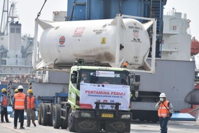 RI Dapat Bantuan 100 Ton Oksigen dari India