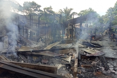 Api Menyambar Tumpukan BBM, Rumah Ludes, Pemiliknya Tewas