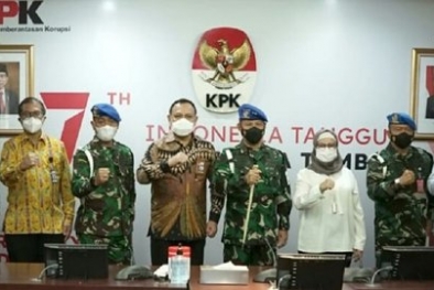 KPK dan Puspom TNI Kerja Sama Pemberantasan Korupsi