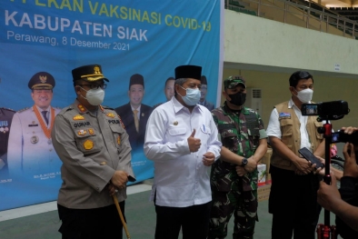 Vaksin di Siak Dapat Motor Loo...