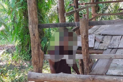 Usai Tebas Leher Istri, Suami Gantung Diri di Pondok Kebun Sawit