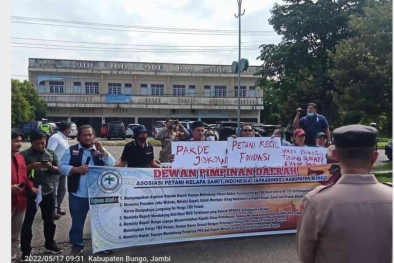 Kantor Bupati di Sentra Sawit Digeruduk Petani