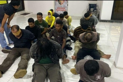 Lukai Warga, Belasan Orang Diduga Centeng Koperasi Ditangkap