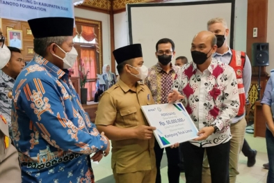 PT RAPP Perpanjang Kolaborasi Mitigasi Karhutla dan Stunting dengan Pemkab Siak