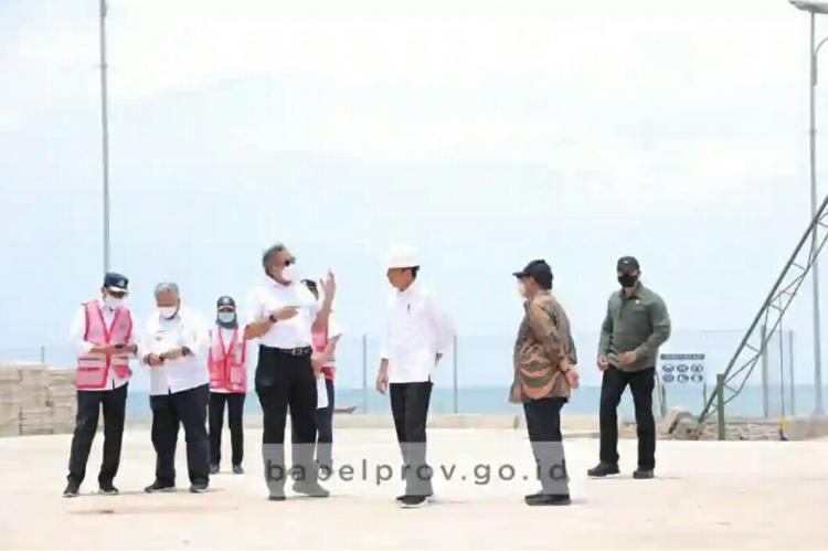 Hampir Selesai, Pelabuhan ini Permudah Pengiriman CPO dan Timah