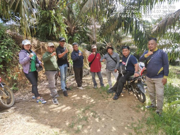 Titik Koordinat HP Ditemukan di Tengah Kebun Sawit Milik Perusahaan ini
