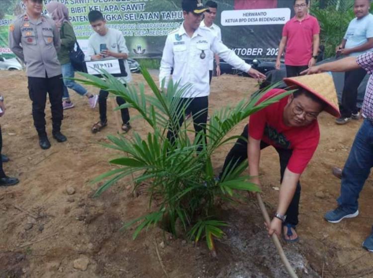 Bagi-bagi Bibit Sawit Sudah Terealisasi ke Puluhan Desa