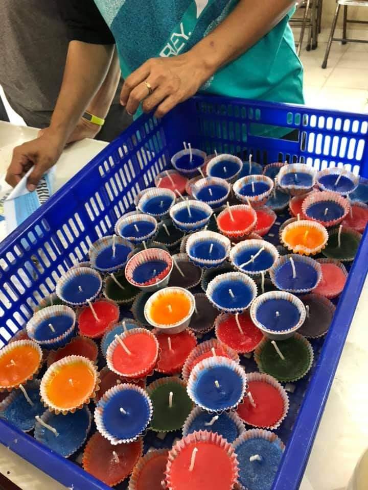 Minyak Jelantah Bisa Diolah Jadi Lilin Aromaterapi