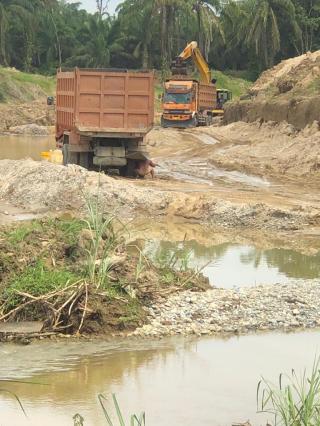 Banyak Kebun Sawit Berubah Jadi Galian C Ilegal, Terkesan Dibiarkan