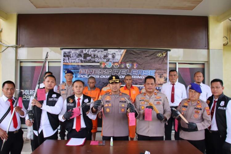 Kapal Tongkang Bermuatan Sawit Dibajak 26 Pelaku Bersenjata Api Rakitan