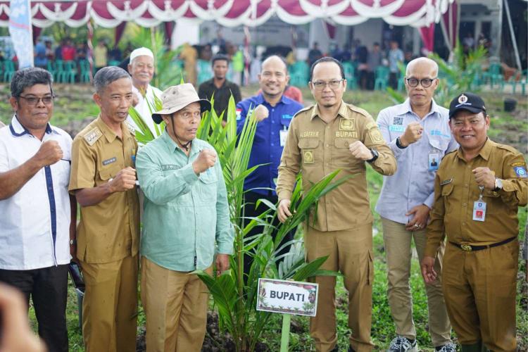 Dapat Hibah Lebih Rp 2 Milyar, Lahan PSR Ditanam Perdana