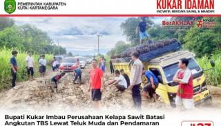 Jalan Bak Kubangan, Truk TBS Diminta Batasi Muatan