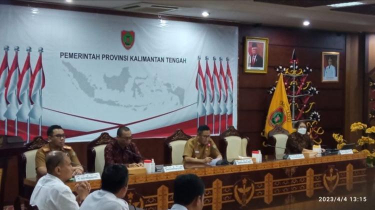 Kalteng Bahas Penyelesaian Kebun Sawit di Kawasan Hutan Bersama Pemerintah Pusat