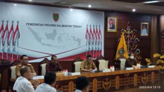 Kalteng Bahas Penyelesaian Kebun Sawit di Kawasan Hutan Bersama Pemerintah Pusat